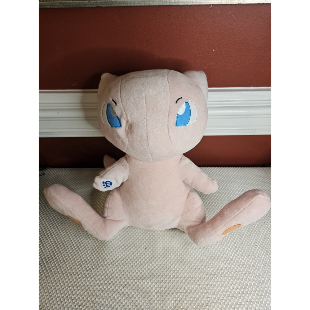 Authentic Build-A-Bear Pokemon Mew Plush 14" Stuffed Animal Clean Display Cond